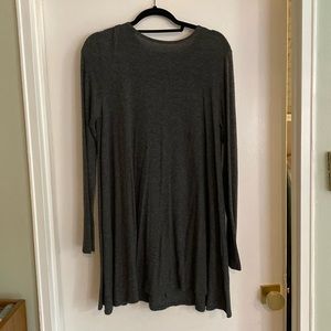 Abercrombie Grey Long Sleeve Sweater Mini Dress